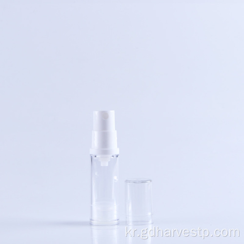 플라스틱 소재 5ml 10ml 15ml 에어리스 펌프 병